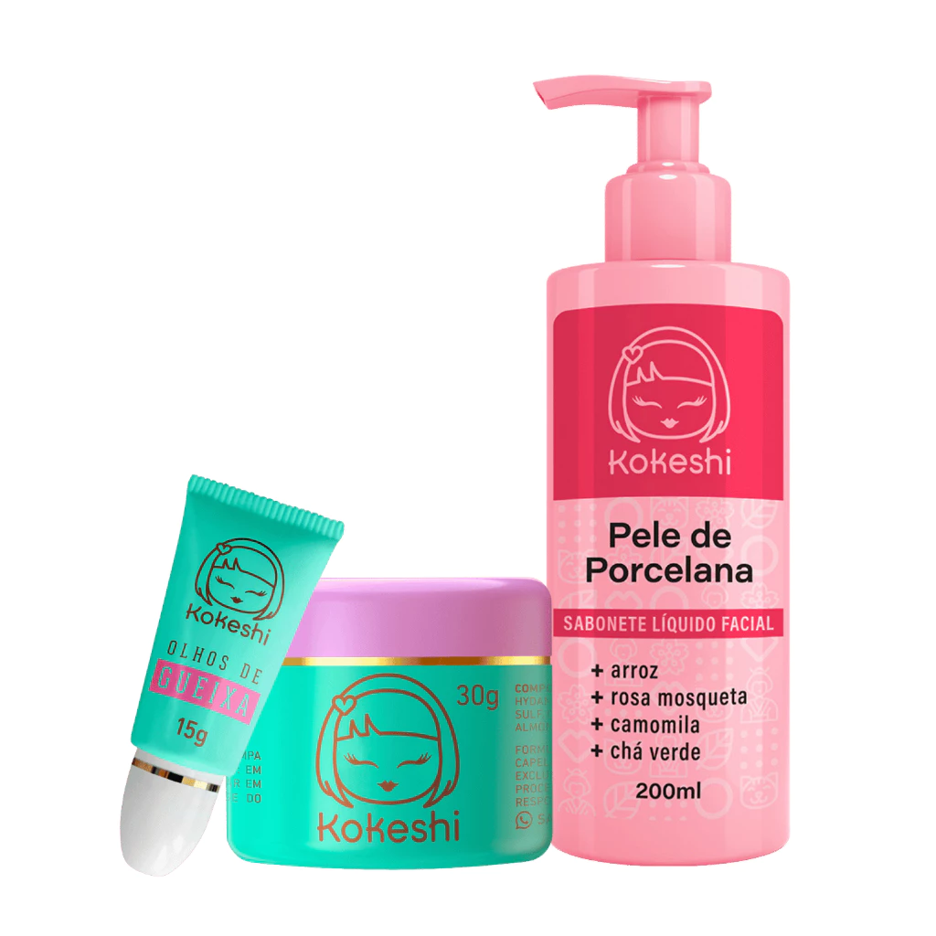 Capa do review: Kit de Limpeza de Pele Kokeshi Pele de Porcelana: É Realmente Mágico?